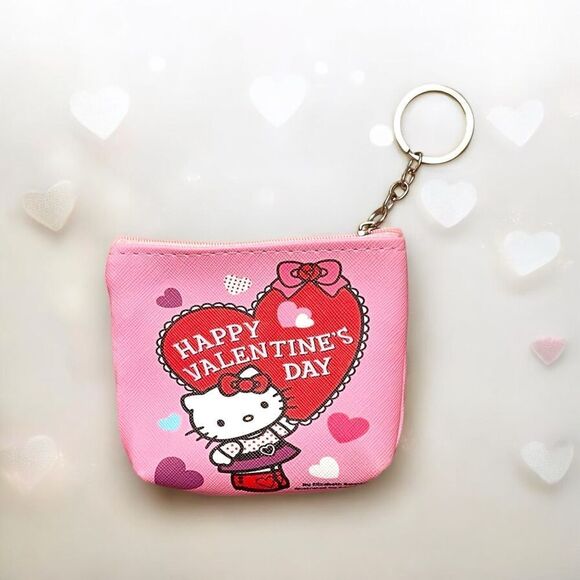 Hello Kitty Valentine’s Coin Purse Keychain - Picture 1 of 2